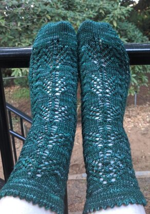 Christmas Lace socks