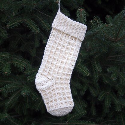 Happy Farmhouse Christmas stocking