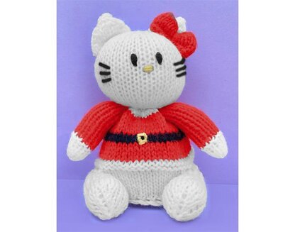 Christmas Kitty inspired orange cover /15cm toy