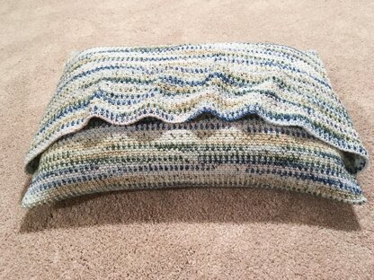 Crochet Pillow Pet Bed w/Blanket