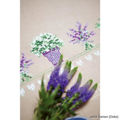 Vervaco Lavender Tablerunner Cross Stitch Kit - PN-0165726