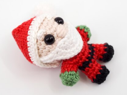 Mini Noso Santa Claus Crochet Pattern