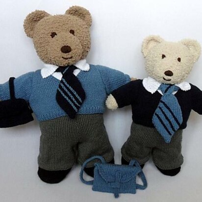 Teddy Bear Clothes - Boys School Uniform DK Cuddle & Snuggle