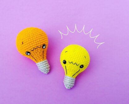 Little Spark Amigurumi Light Bulb