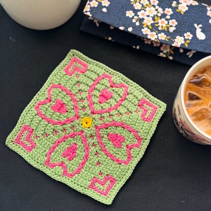 Sakura Mosaic Square