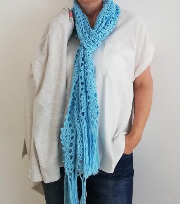 Wild Blue Yonder neck scarf