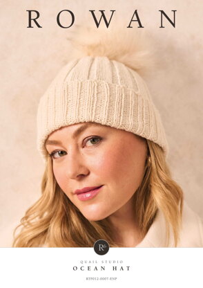 Ocean Hat in Rowan Pure Cashmere - Downloadable PDF