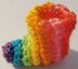 Rainbow Ribbed Baby Booties