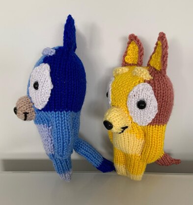 Bluey and Bingo (inspired) Comfort Dolls