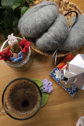 Meadow in a Jar Coaster