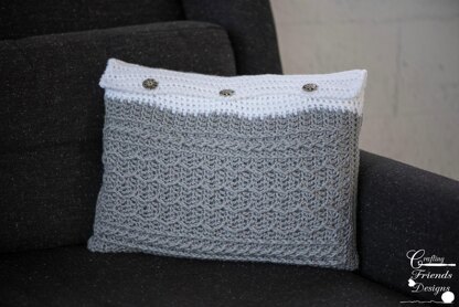 Cabled Zig Zag Rectangle Pillow