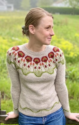 Poppies Pullover