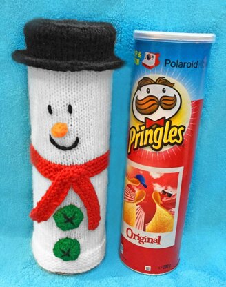 Christmas Traditional Snowman Pringle Cover