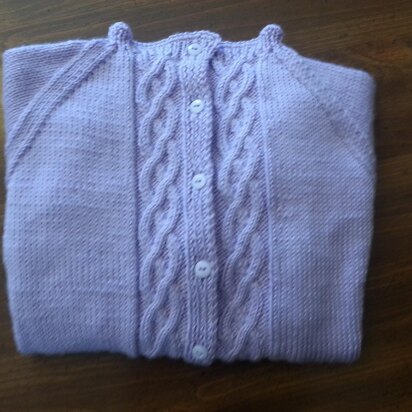 Aunt Kay's Cable Cardigan