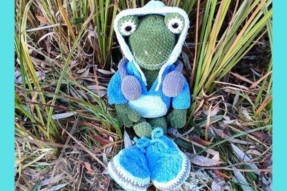 Crochet pattern Frog + crochet all clothes