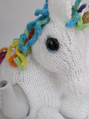 Unicorn Tea Cosy Knitting Pattern