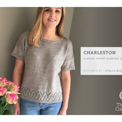 Charleston Jumper by Stella Ackroyd - Knitting Pattern for Women in The Yarn Collective - Downloadable PDF