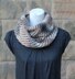 Coffee ripple scarf