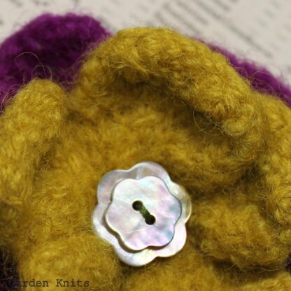 Felted Flower Corsage