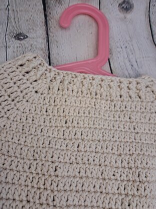 Baby Spring Rose Crochet Raglan