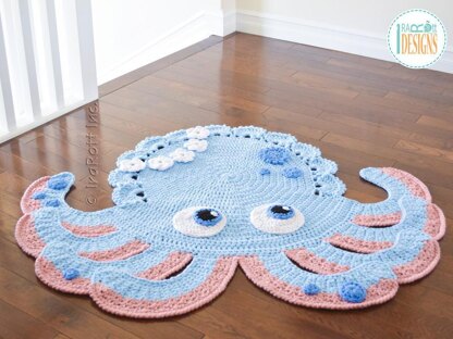 Inky the Octopus Animal Rug