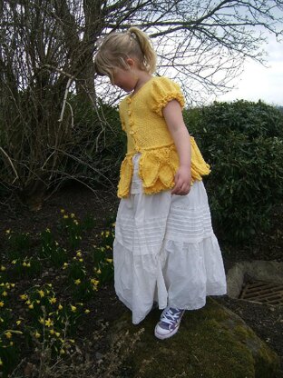 Childs Daffodil Cardigan