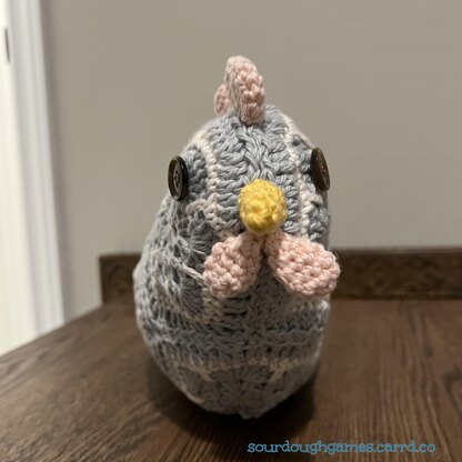 African Flower Granny Square Hen