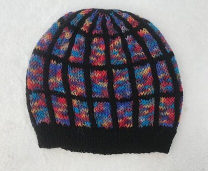 Sock Yarn Destash Hat