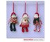 Mini Monkeys Christmas Ornament