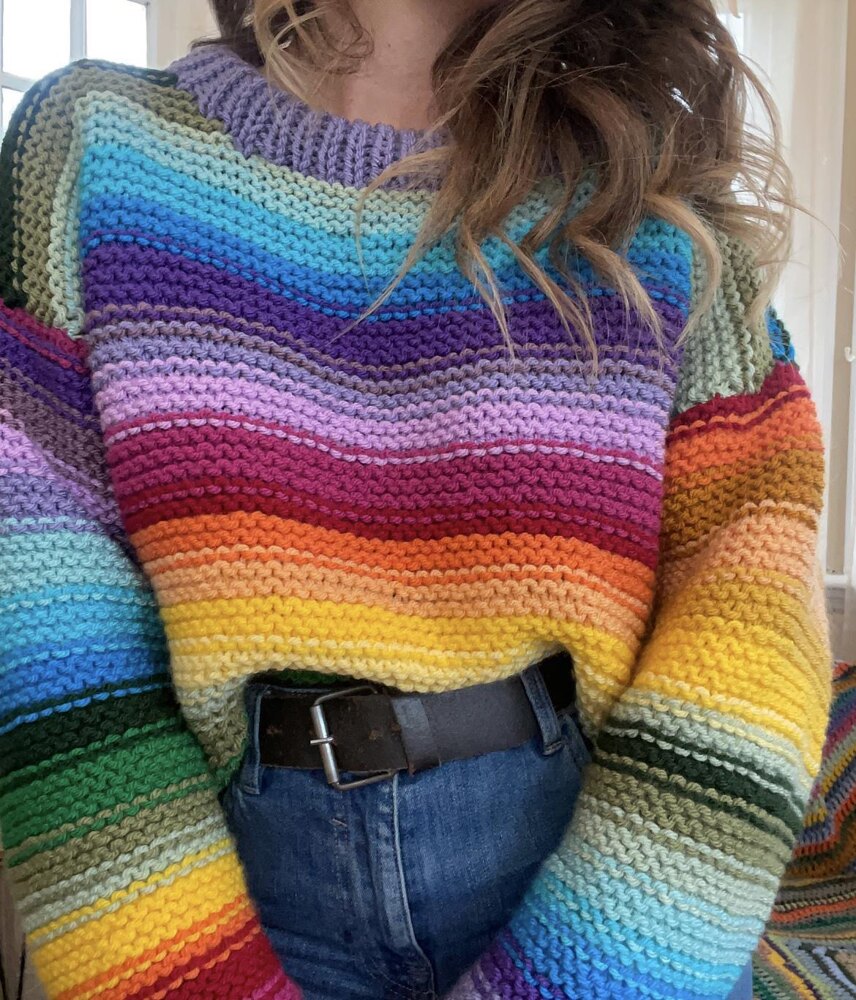 Joy Sweater Knitting pattern by Rainbow Folk LoveCrafts