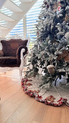 Gingerbread Christmas Tree Skirt