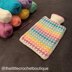 Granny Stripe Hot Water Bottle Cover