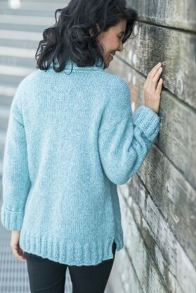 Winter Warmer Tunic in Cascade Yarns Aereo - A340 - Downloadable PDF
