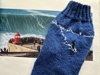 Big wave socks