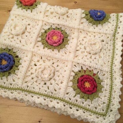 Summer flower blanket