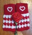 Sweet Heart #1 Fingerless Mittens