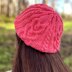 Twisted Love Heart Cable Hat