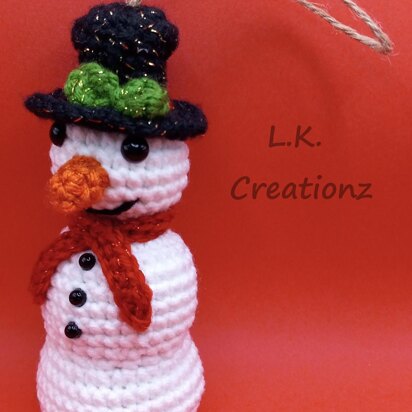 Snowman Christmas Ornament