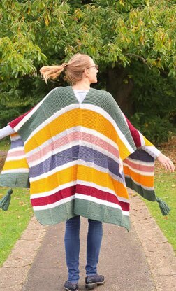 Watercolor Poncho