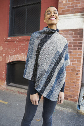 Olneyville Poncho in Berroco Providence - Downloadable PDF