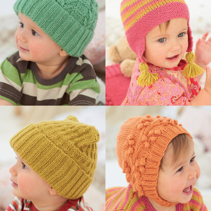 Baby's and Child's Hats in Sirdar Softspun DK - 1242 - Downloadable PDF