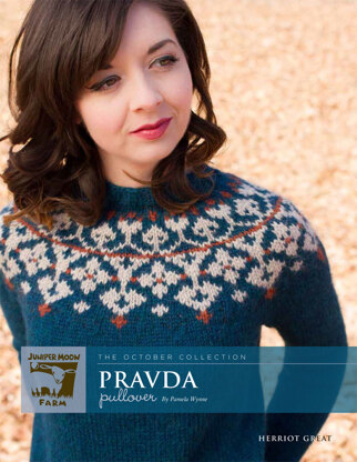 Pravda Pullover in Juniper Moon Farm Herriot Great - J27-02