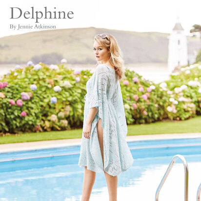 Delphine Cover-Up Top in Rowan Fine Lace - ROC010 - Downloadable PDF