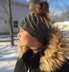 Loom Knit Pattern Messy Bun Hat