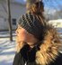 Loom Knit Pattern Messy Bun Hat