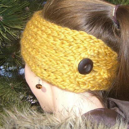 Buttoned Ear Warmer