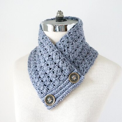 Classic Lace Neck Warmer Scarf