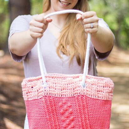 Bobble Basketweave Bag