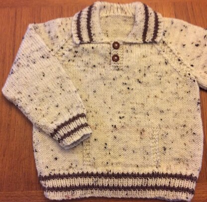 Pullover with Kangaroo Pocket in Schachenmayr ‘Bravo’