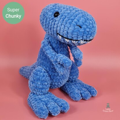 Tom the T-Rex - US Terminology - Amigurumi